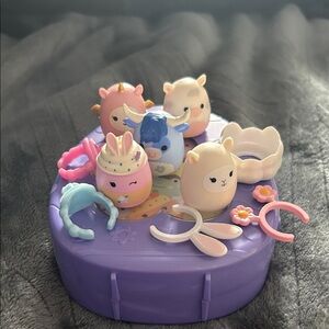 Squishmallows Pastel Animal Set with Accessories